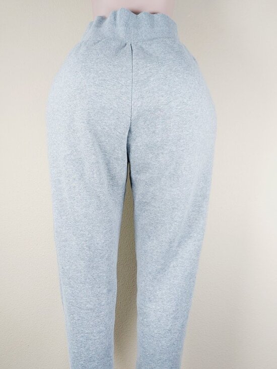 Nike Women's Heathered Grey Sportswear Phoenix Fleece High-Waisted Jogger Size M - Picture 6 of 10